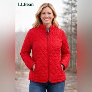 Amazing condition! L.L. Bean Signature Quilted Jacket, sz 14